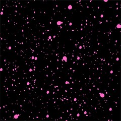 Pink dots on black background, spotlight