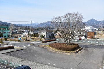 群馬　中之条駅の風景