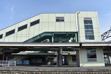Obraz premium 群馬 中之条駅の風景