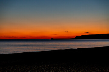 A Dramatic Sunset at Newhaven in Sussex