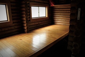 奥多摩、雲取山の登山風景、山小屋