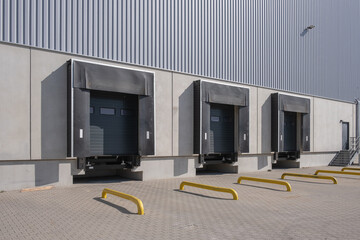 loading docks of a warehouse