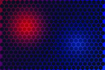 abstract background with hexagon