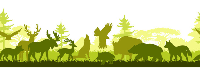 animal world,vector graphics for production