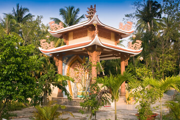 Gian Giac Pagoda, Cai Be, Mekong Delta, Vietnam south east asia