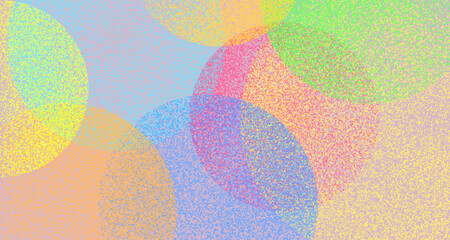 abstract minimalistic geometric light backdrop backdrop for banners, brochures, posters. Grainy multicolored circles on a beige background