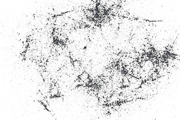 Distressed overlay texture of rusted peeled metal.Grunge Black And White Urban Texture. Dark Messy Dust Overlay Distress Background.