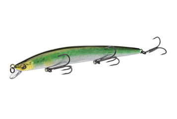 Wobbler with hooks for fishing as bait for fish, which is used for spinning. Fishing tackle for a...