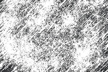Grunge black and white pattern. Monochrome particles abstract texture. Background of cracks, scuffs, chips, stains, ink spots, lines. Dark design background surface..j