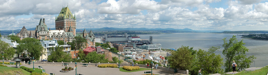 Fototapeta na wymiar Quebec City Panoramic