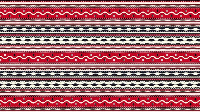 Romanian traditional embroidery inspired loop background
