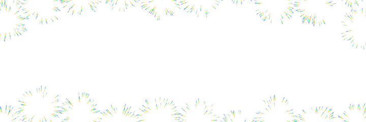 Green line drawn on a white background