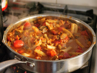 stew with vegetables