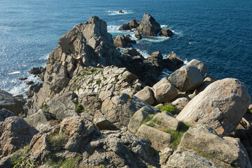 Fototapeta na wymiar rocks and sea, Estaca de Bares, Galicia 