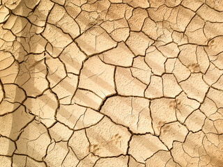 Dry desert land