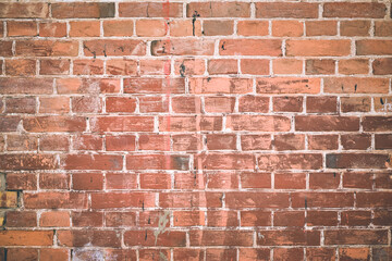Medieval brickwork. Laying a brick wall in a retro style