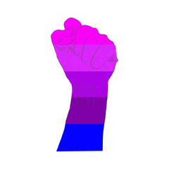 LGBT pride flag, rainbow flag background. Multicolored peace flag movement. Original colors symbol.