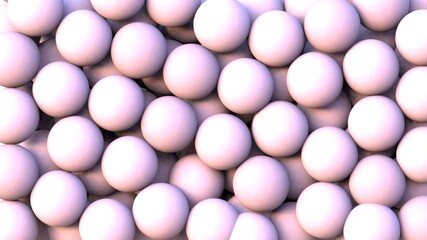 Diseño abstracto de esferas de colores. Combinación de colores en ilustración realista. Fondo de pantalla