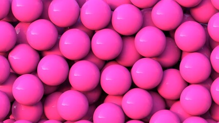 Diseño abstracto de esferas de colores. Combinación de colores en ilustración realista. Fondo de pantalla