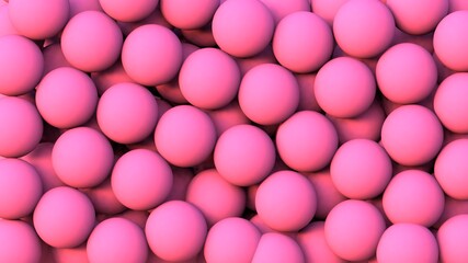 Diseño abstracto de esferas de colores. Combinación de colores en ilustración realista. Fondo de pantalla