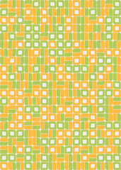 Abstract Geometric Pattern generative computational art illustration