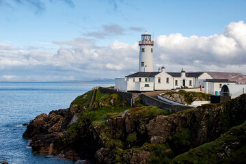 Fototapeta na wymiar The famous lighthouse at Fanad Head, County Donegal, Ireland
