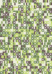 Abstract Geometric Pattern generative computational art illustration