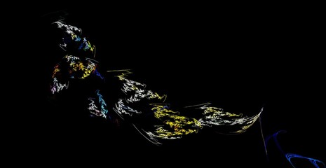 background with butterflies