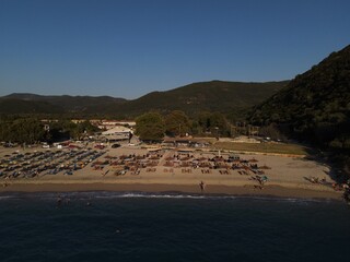 Karavostasi, Tropical Beach Of Perdika Town In Greece