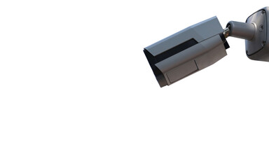 CCTV Camera tool isolated on white background and have clipping paths.
