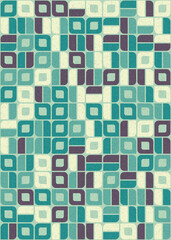 Abstract Geometric Pattern generative computational art illustration