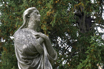 
Christian, church,  spiritual, carving, oak, cross, 
sacred, interior,  cemetery, monument, 

Graveyard, tombstone, burial,  stone, figurative, angel, youth, woman, mourning, sad, death, grave, 