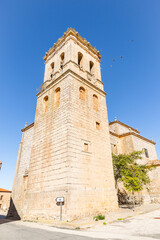Fototapeta premium church of Saint John the Baptist in Brias village (municipality of Berlanga de Duero), province of Soria, Castile and Leon, Spain