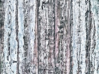 old wooden fence with old cracked paint