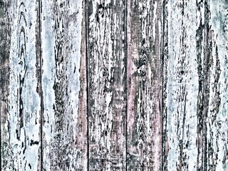 Obraz premium old wooden fence with old cracked paint