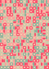 Abstract Geometric Pattern generative computational art illustration