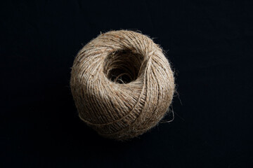 A ball of woolen thread.