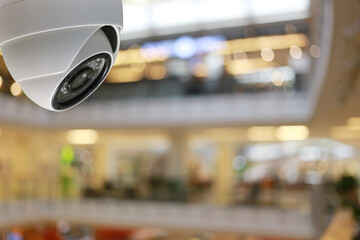 CCTV tool in Shopping mall Equipment for security systems.