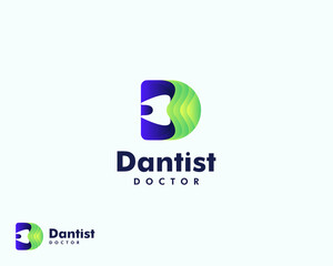 Dentist doctor logo icon vector design