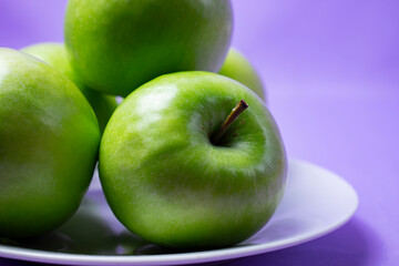 green apples in a bowl