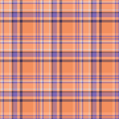 Plaid seamless pattern. Vector background of textile ornament. F