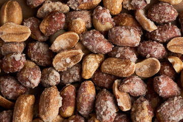 Oven baked peanuts in skin
