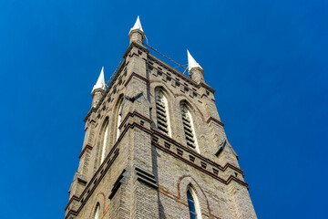 Fototapeta na wymiar Presbyterian Church in Richmond Hill, Ontario, Canada - constructed in 1880.