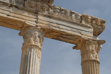 The ancient temple of Apollo in Side