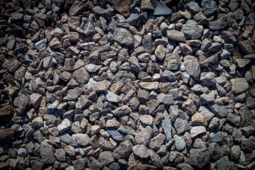 Abstract background. Rubble and large stones.