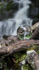 water and stones