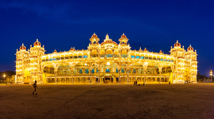 Mysore palace panorama