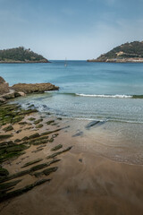 The beach of San Sebastian, Pais Vasco 