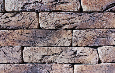 Background from stone bricks. Stone brick background
