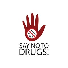 International Day Against Drug Abuse and Illicit Trafficking Vector Design